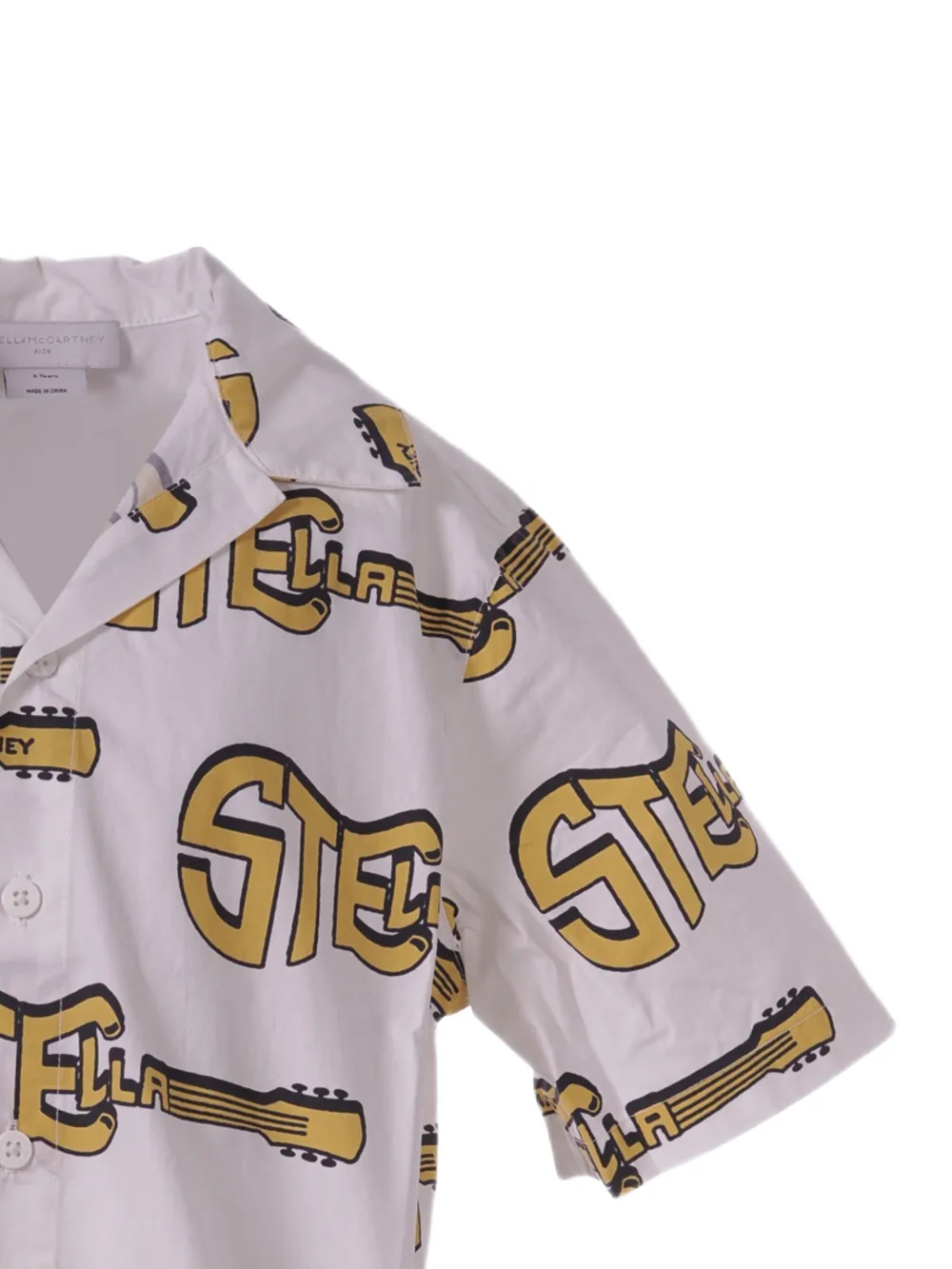 Stella McCartney Kids Shirt met print Wit
