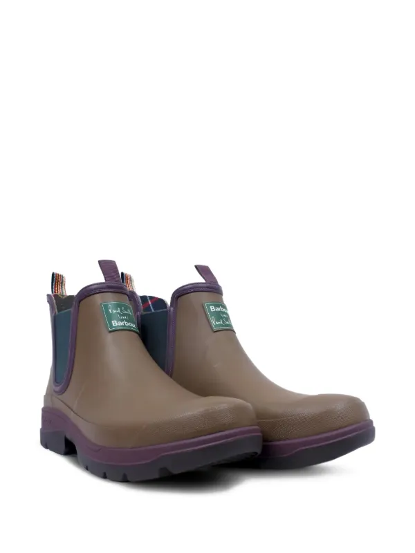 Barbour x Paul Smith Loves Barbour ブーツ | ブラウン | FARFETCH JP