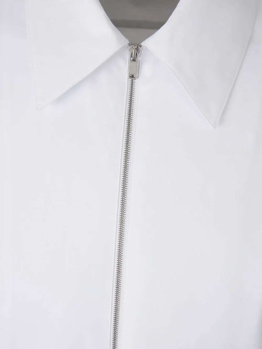 Jil Sander Overhemd met rits Wit