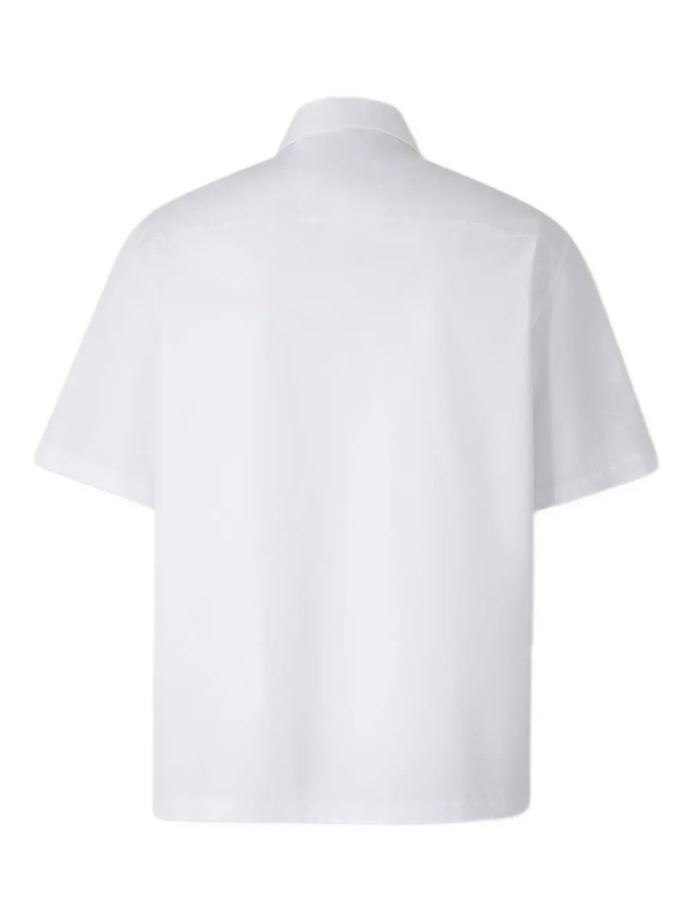 Jil Sander zip-up shirt - Wit