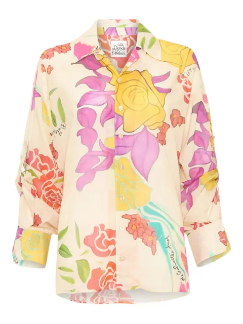 Donde Esteban floral cotton shirt