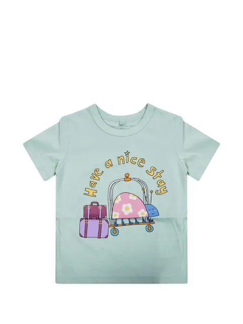 Stella McCartney Kids playera estampada