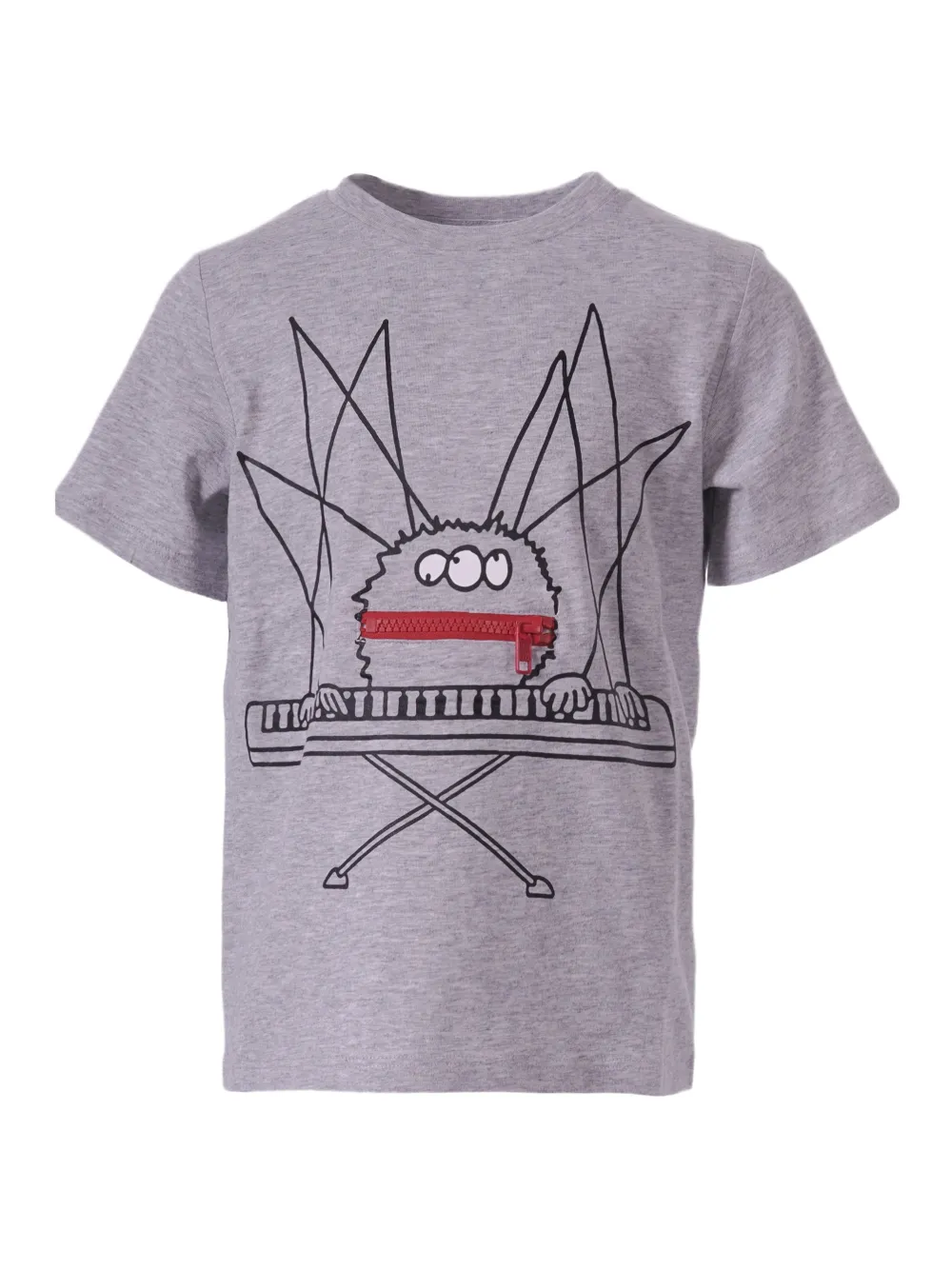 Stella McCartney Kids Spider cotton T-shirt - Grigio
