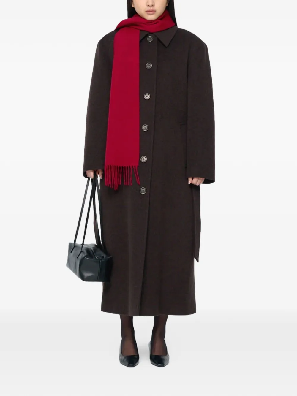 Amomento abrigo con botones y cinturón | Abrigos con botones | Image 2