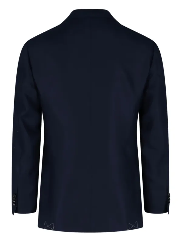 Cesare Attolini Monopetto Cashmere Blazer | Blue | FARFETCH