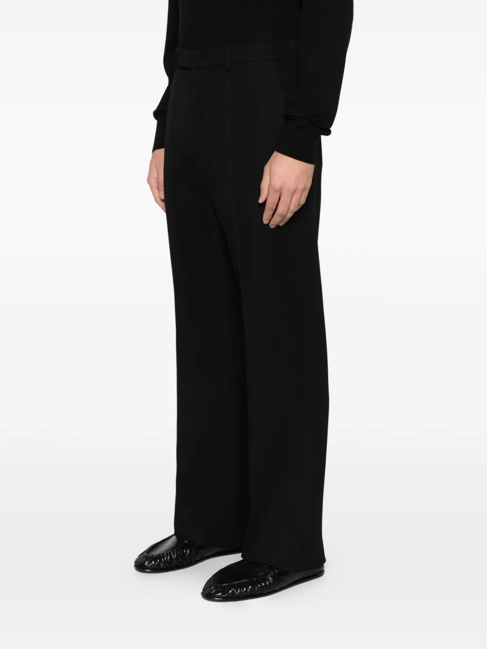 Valentino Garavani Zijden broek Zwart