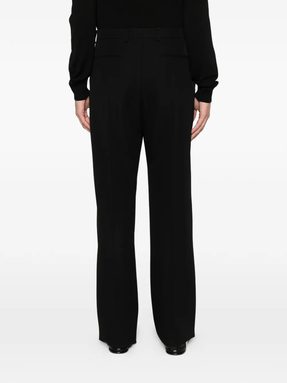 Valentino Garavani Zijden broek Zwart