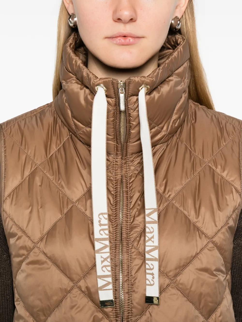 Quilted Zip Waistcoat