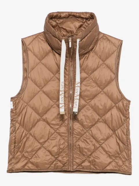 Max Mara doudoune sans manches zippée