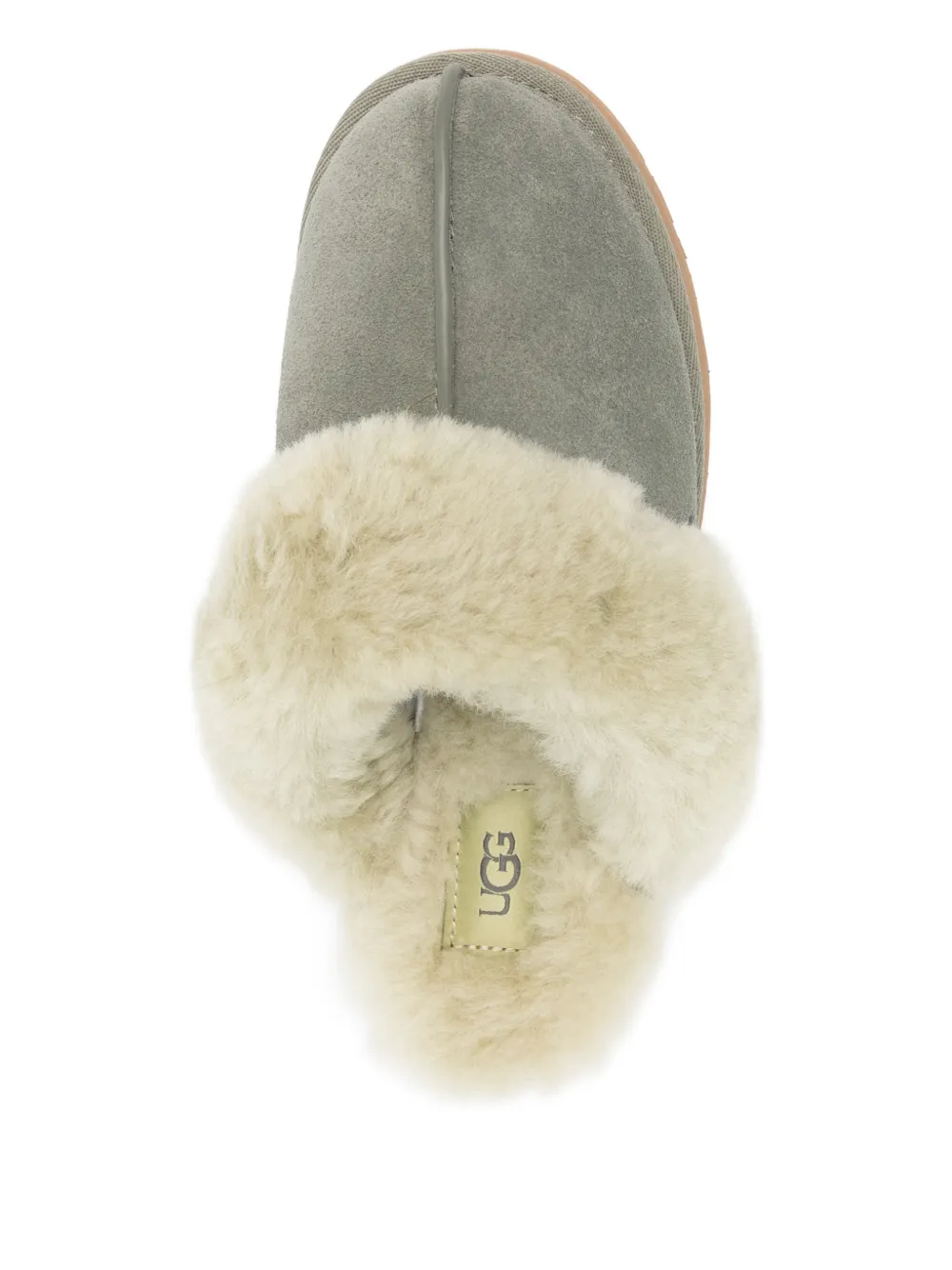UGG Disquette platform fur slippers Groen