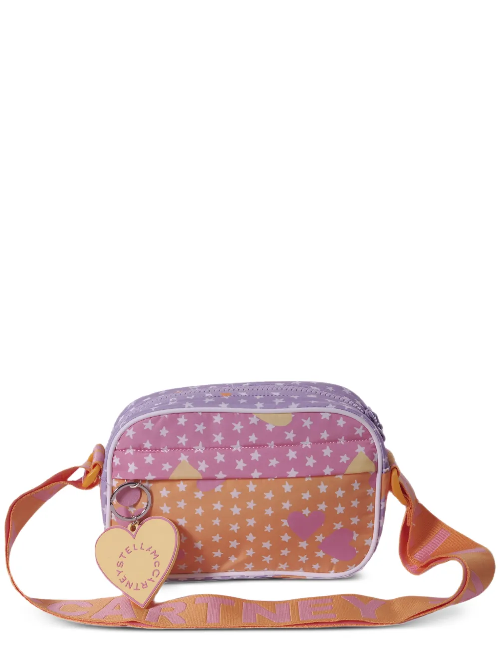 Stella Mccartney Kids' Printed Cross Body Bag In Red