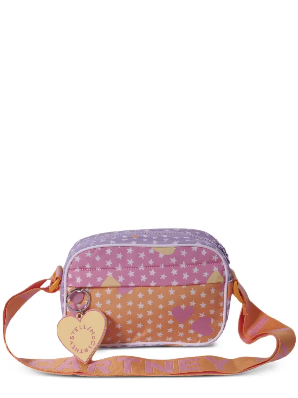 Stella McCartney Kids ロゴストラップ ショルダーバッグ Stella McCartney Kids ロゴ ショルダーバッグ | オレンジ | FARFETCH JP