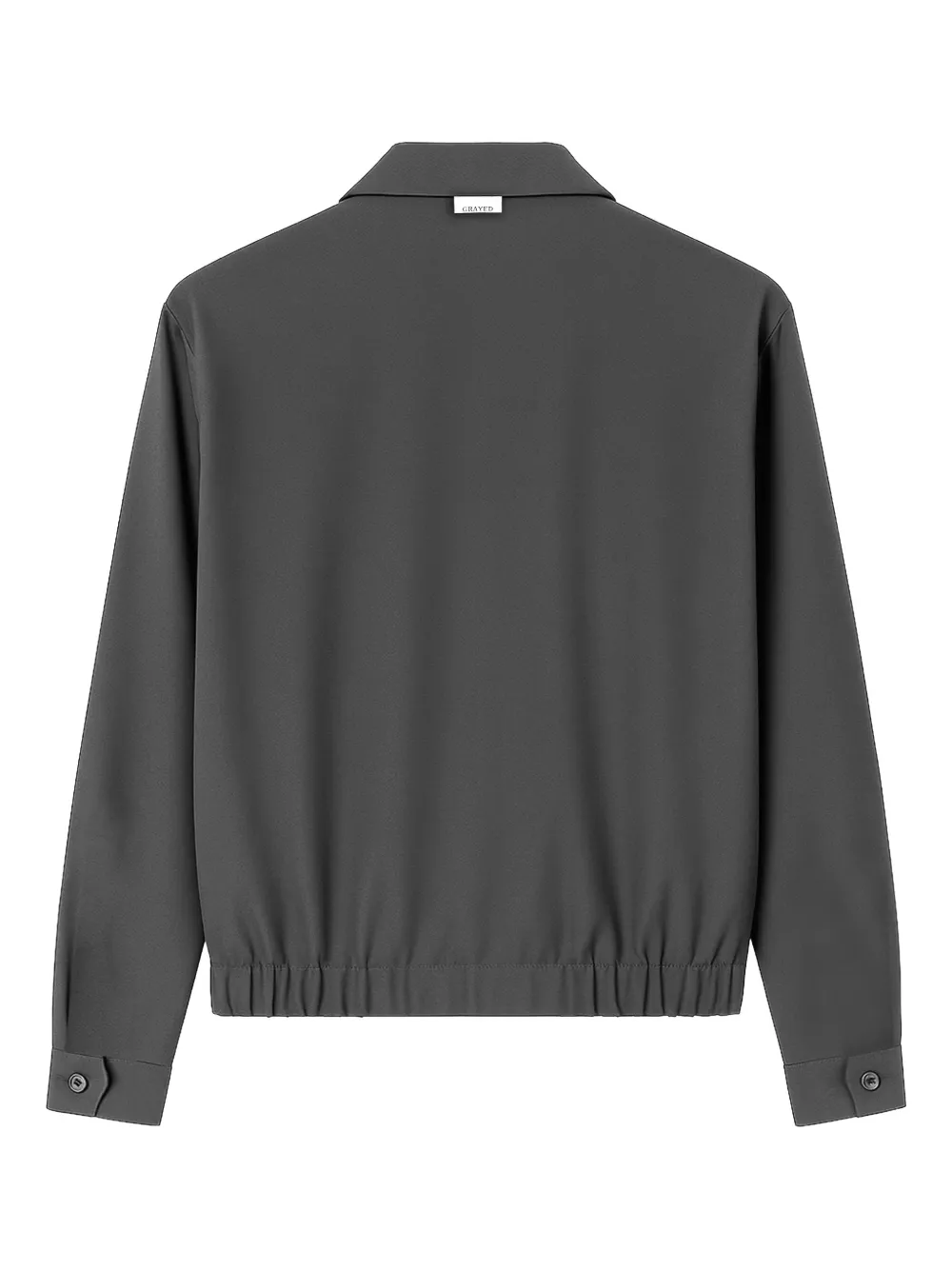 Greyed flap pocket zip jacket | Shirt Jackets | Image 2