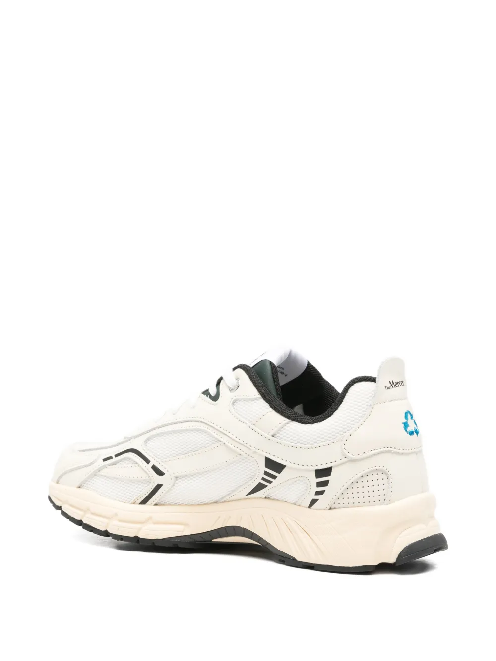 Mercer The Re-Run Nappa sneakers met logo Beige