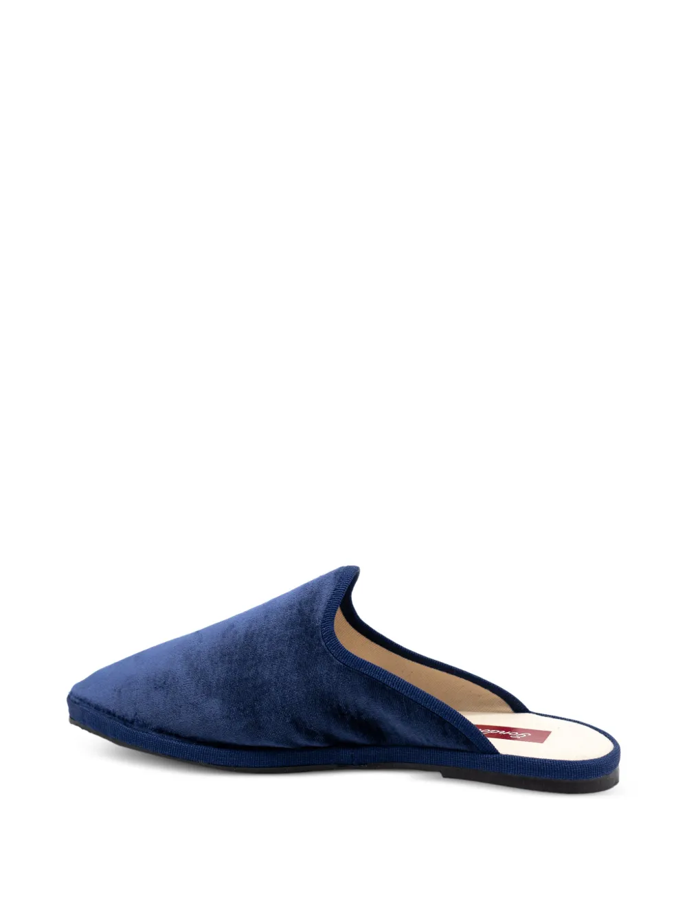  Gondolina Murano Velvet Mules - Blue 
