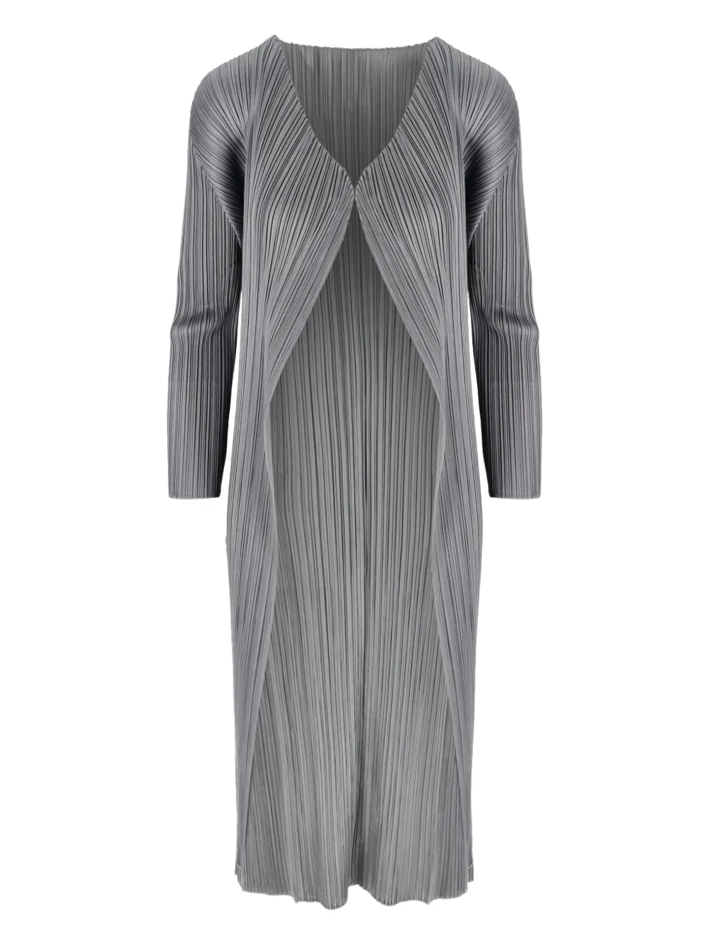 Pleats Please Issey Miyake abrigo con pliegues | gris | Image 1