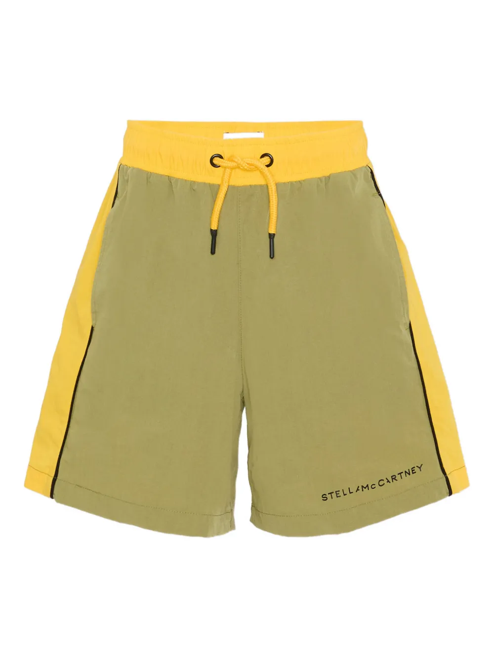 Stella McCartney Kids drawstring shorts - Verde