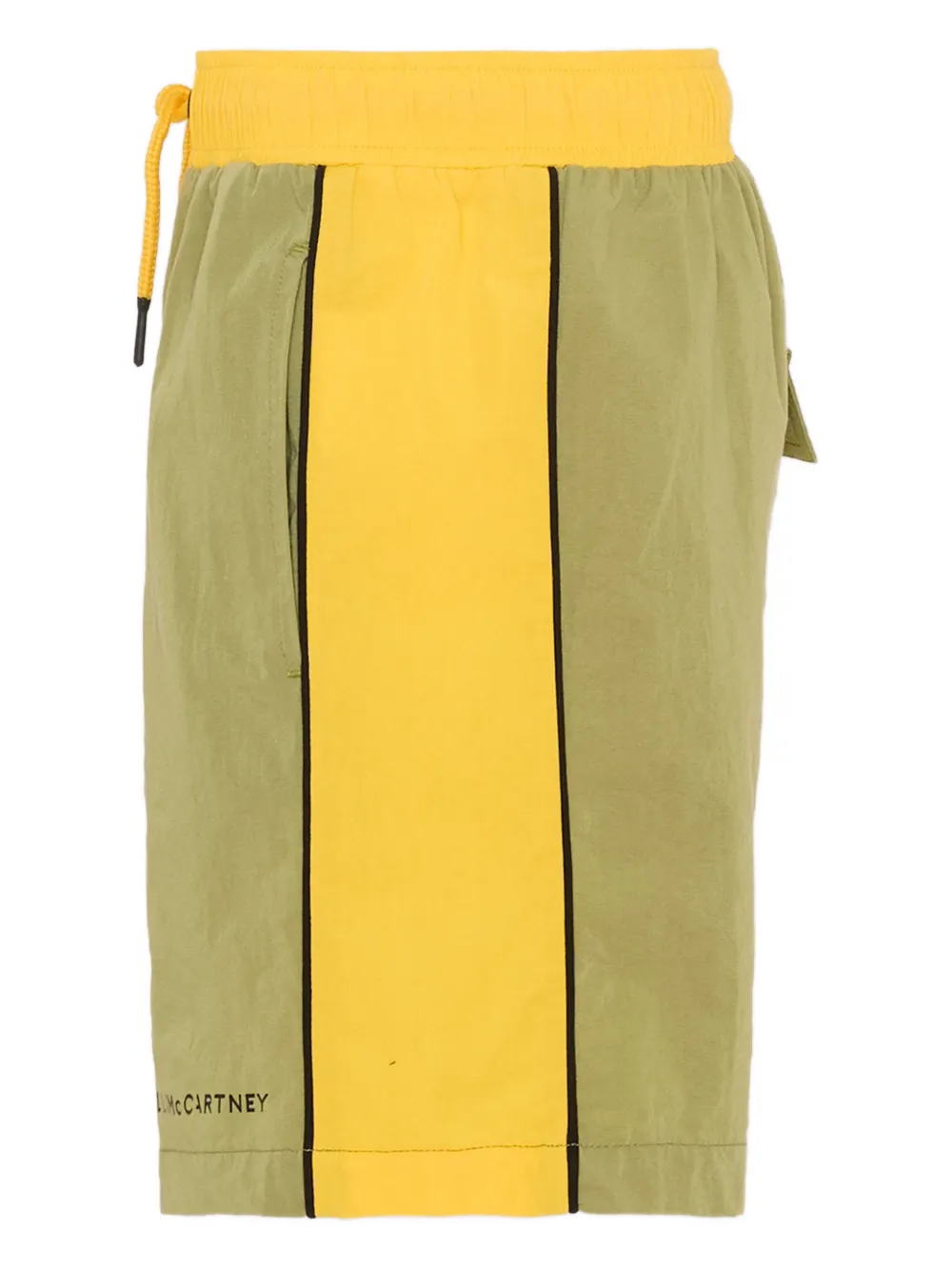 Stella McCartney Kids Shorts met trekkoord Groen
