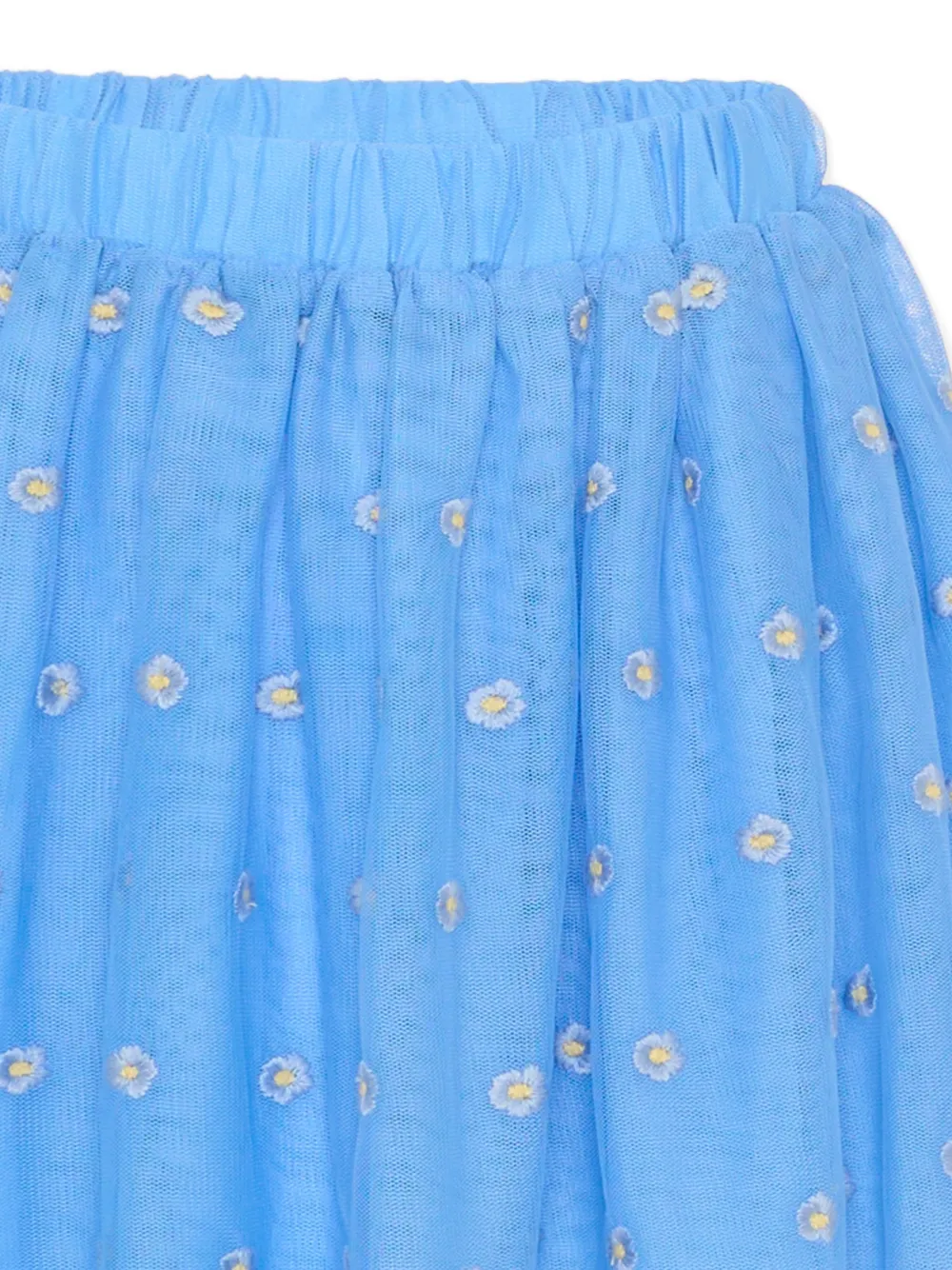  Stella Mccartney Kids Floral-embroidered Skirt - Blue 