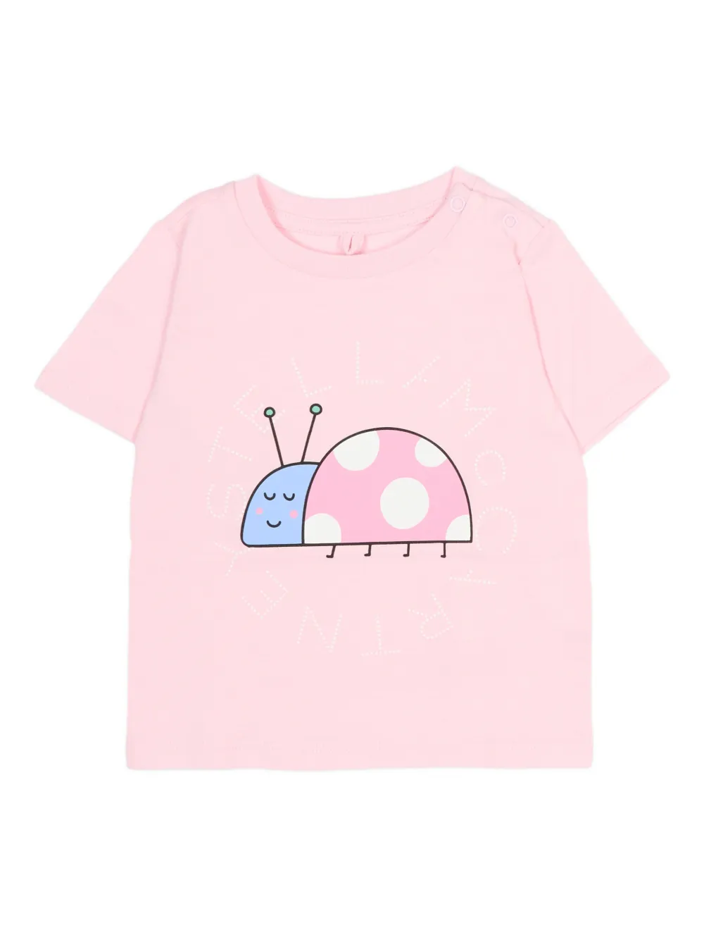 Stella McCartney Kids ladybug-motif T-Shirt - Rosa