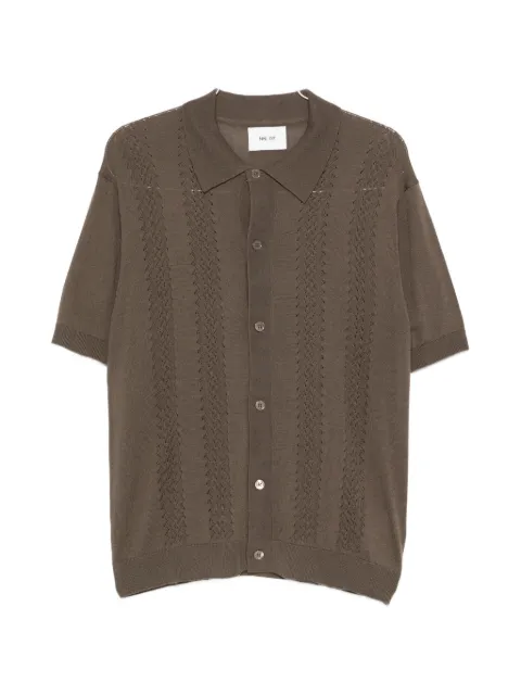 NN07 Thor openwork knit cardigan