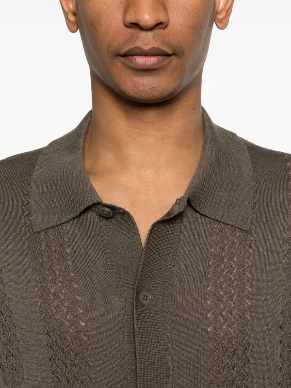 NN07 Thor - Wool Blend Cardigan | Brown | FARFETCH