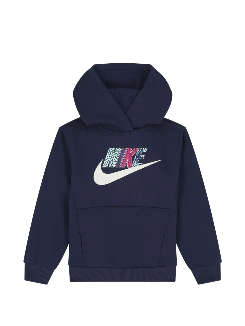 Nike Kids Felpa con cappuccio e logo - Blu
