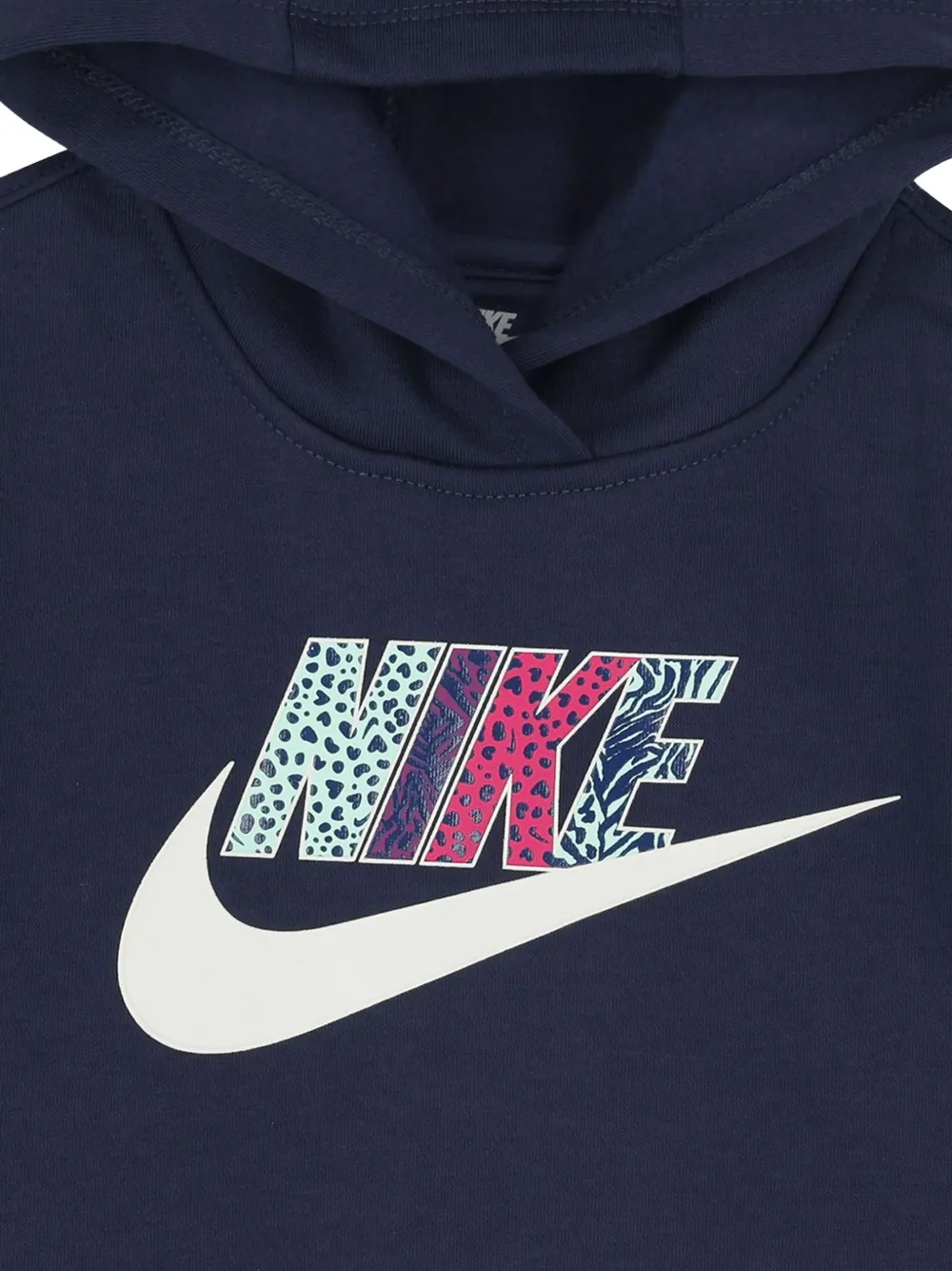  Nike Kids Sudadera Con Capucha Y Logo - Azul 