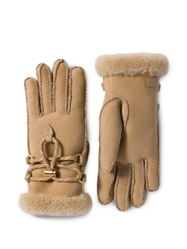 小物 Archive Miu Miu Mouton Gloves Brown 32912588_63330720_600.jpg