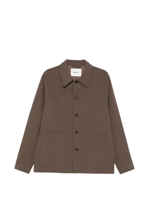 NN07 striped-pattern shirt