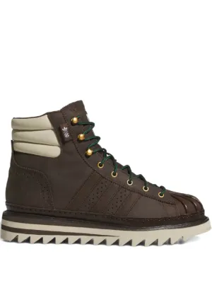 Adidas Yeezy Desert "Oil" Boots | Brown | FARFETCH
