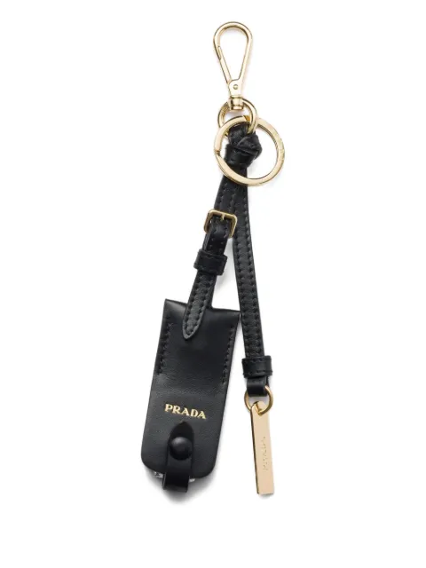 Prada mirror-case keychain