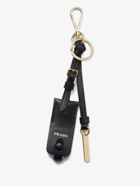 Prada mirror-case keychain