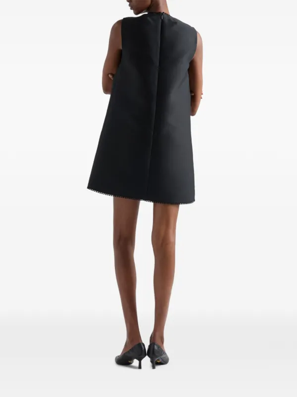 Prada Scuba Mini-dress, Woman, Black, Size 38