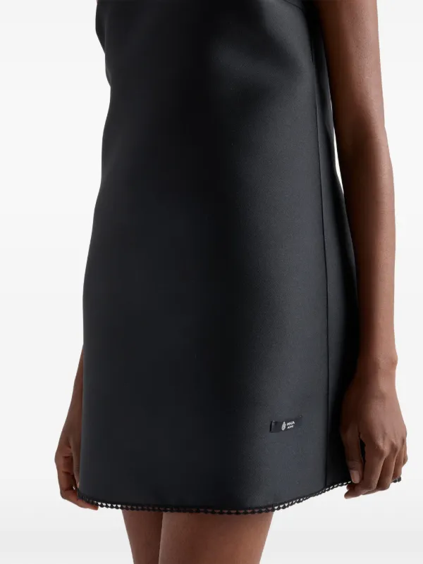 Prada レースカラーミニドレス | ブラック | FARFETCH JP