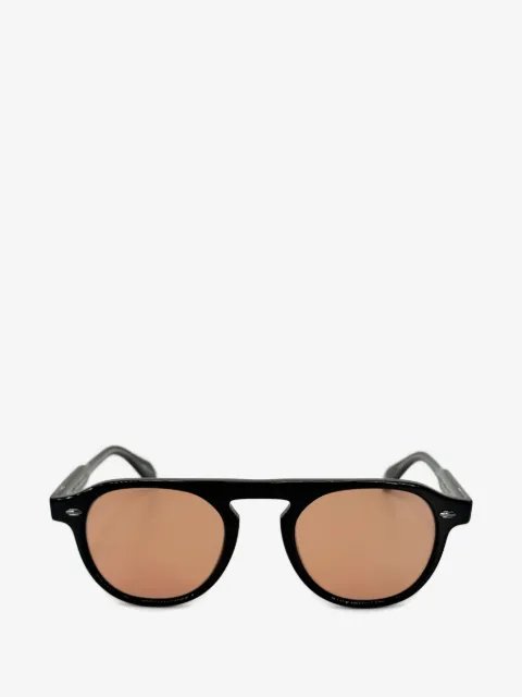 Garrett Leight Harding round-frame sunglasses