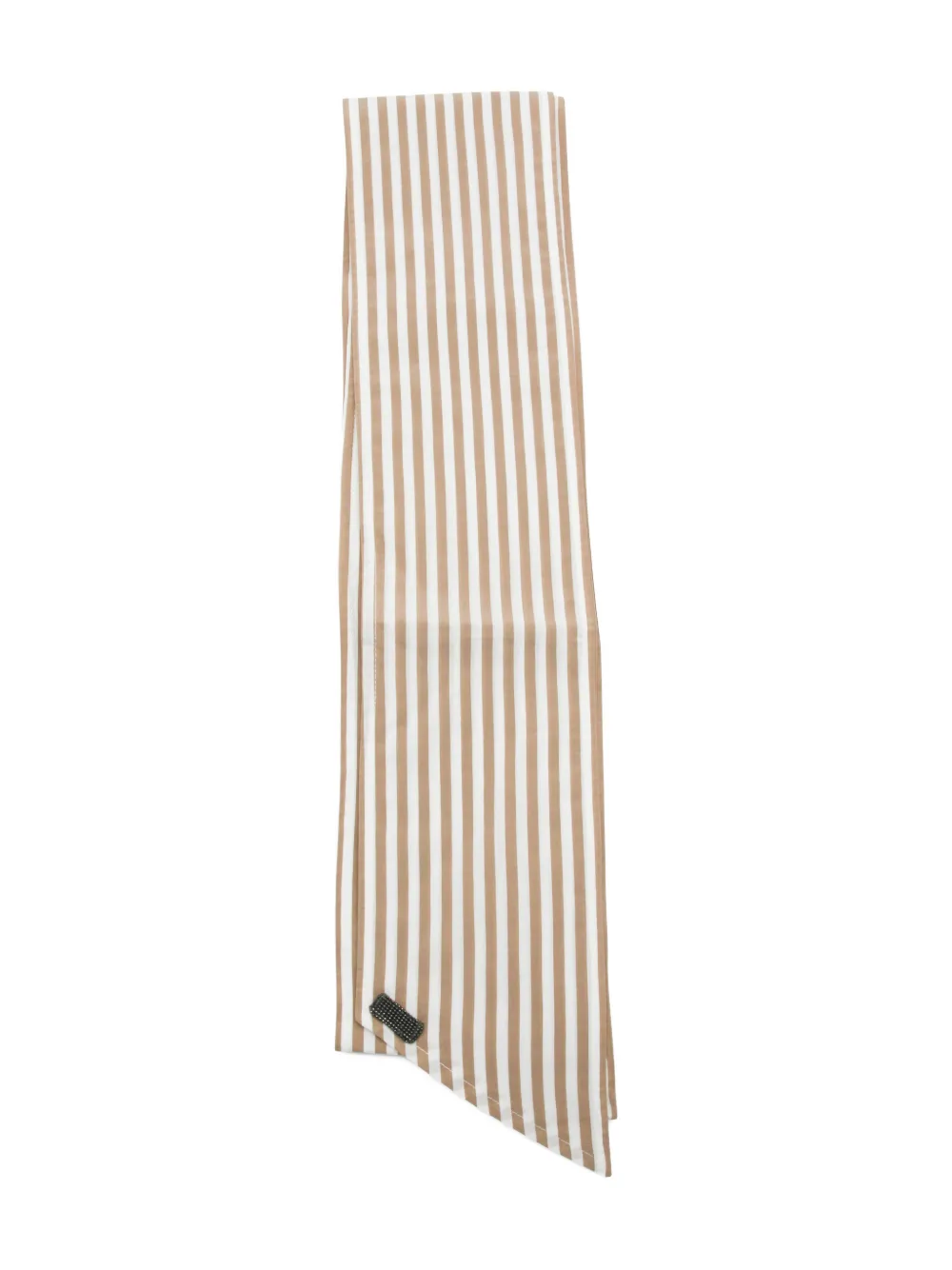 Brunello Cucinelli striped scarf - Toni neutri