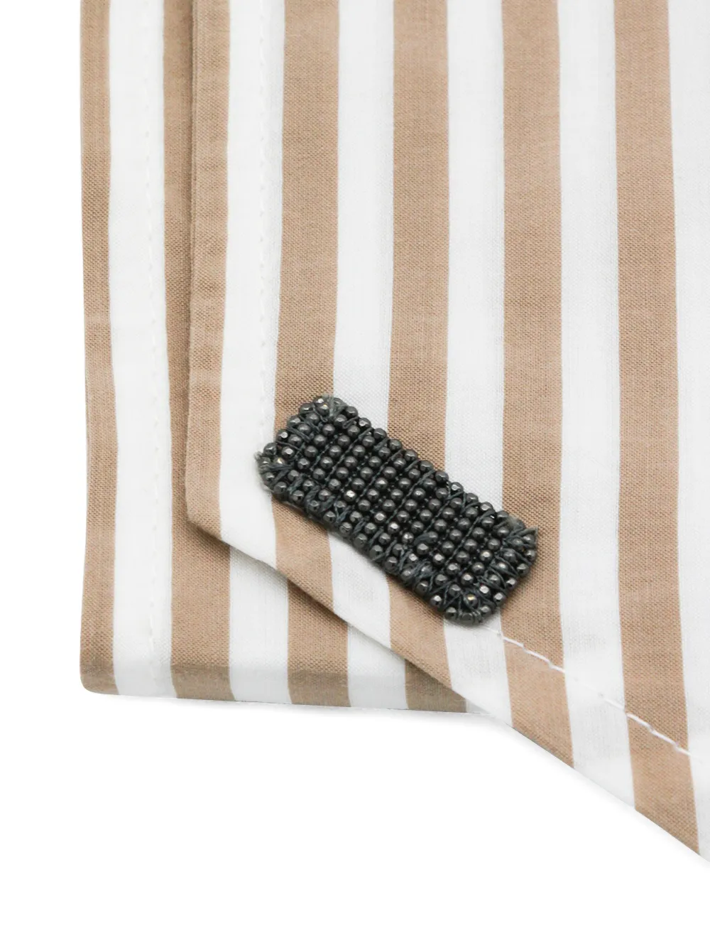 Brunello Cucinelli striped scarf - Beige