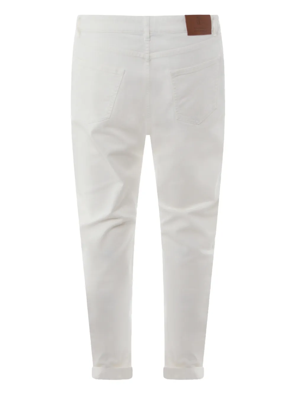 Brunello Cucinelli logo-patch jeans | Tapered Jeans | Image 2