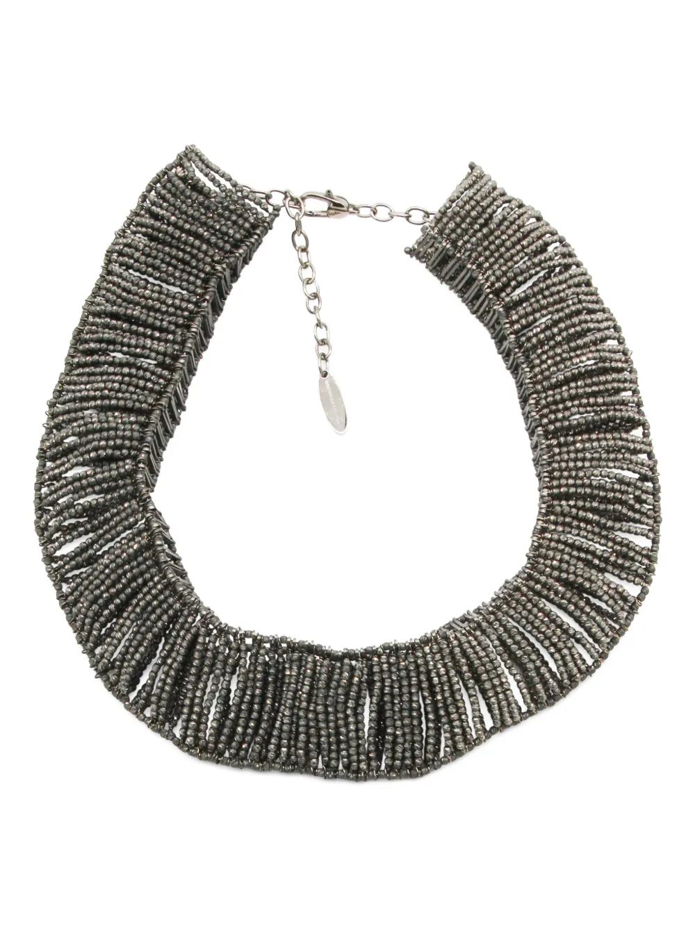 Brunello Cucinelli collar ajustable | plateado | Image 1