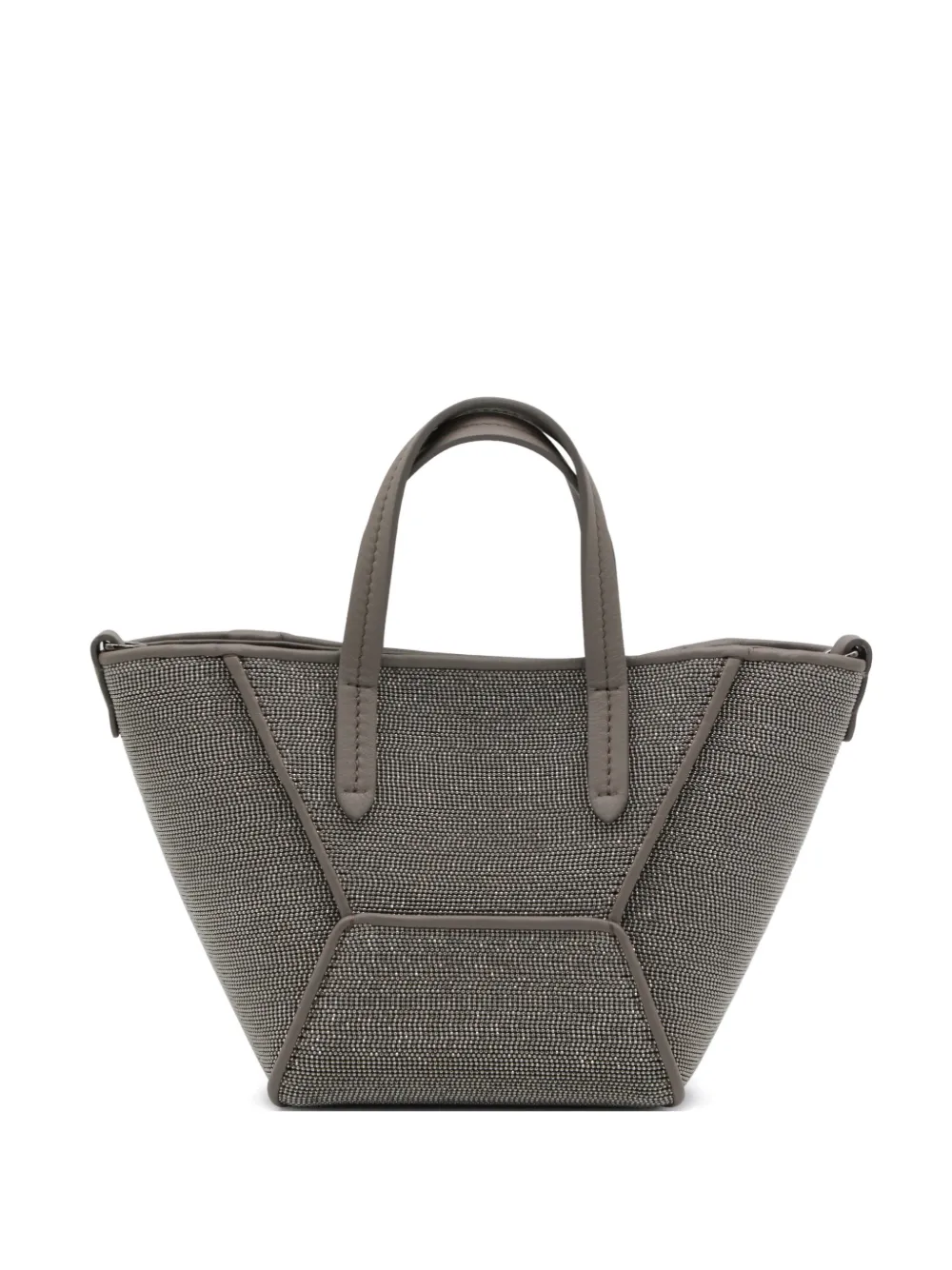Brunello Cucinelli embellished tote bag - Argento