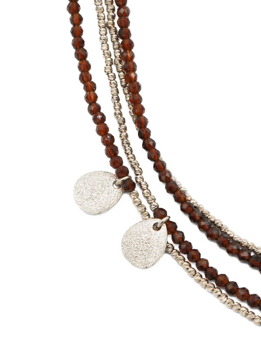 Brunello Cucinelli beaded bracelet - Zilver