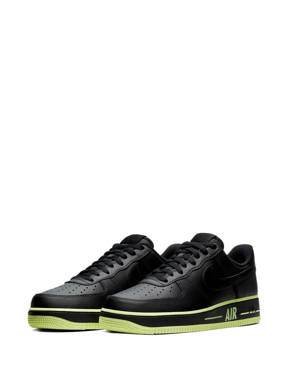 Nike Air Force 1 Low "Ribbon Volt" sneakers Zwart