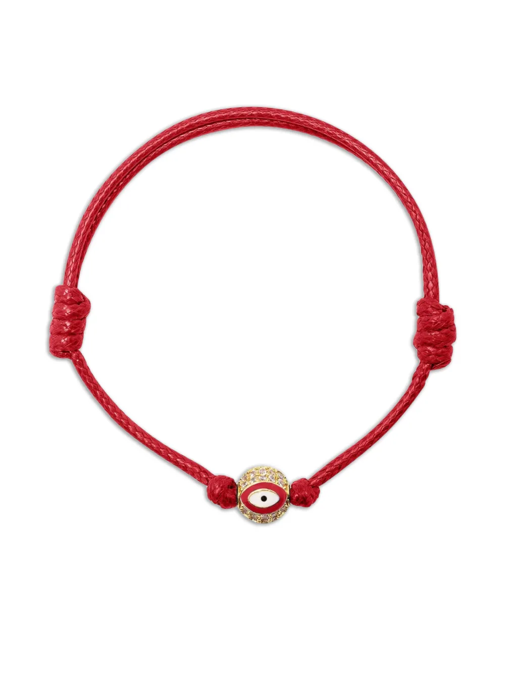 Nialaya Jewelry Evil Eye string bracelet - Oro