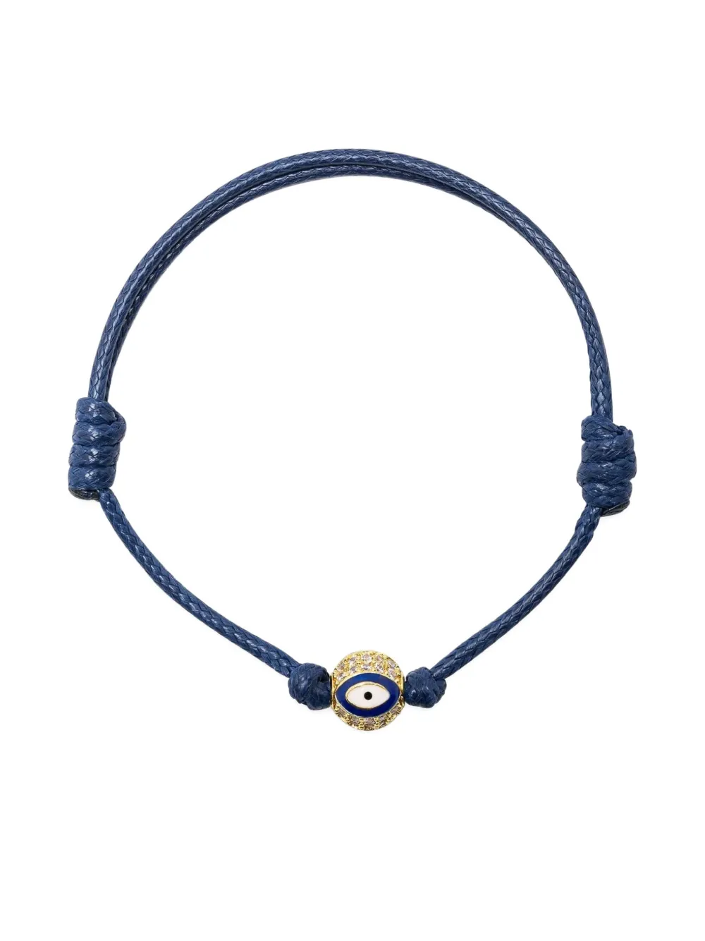 Nialaya Jewelry Evil Eye string bracelet - Oro