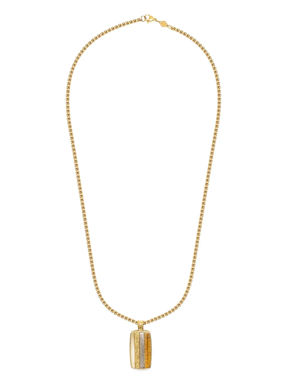 Nialaya Jewelry Trinity-pendant necklace - Oro
