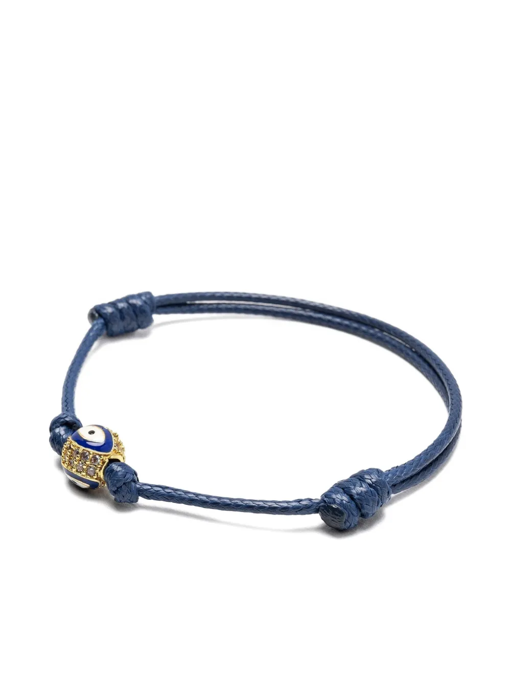 Nialaya Jewelry Evil Eye string bracelet - Goud
