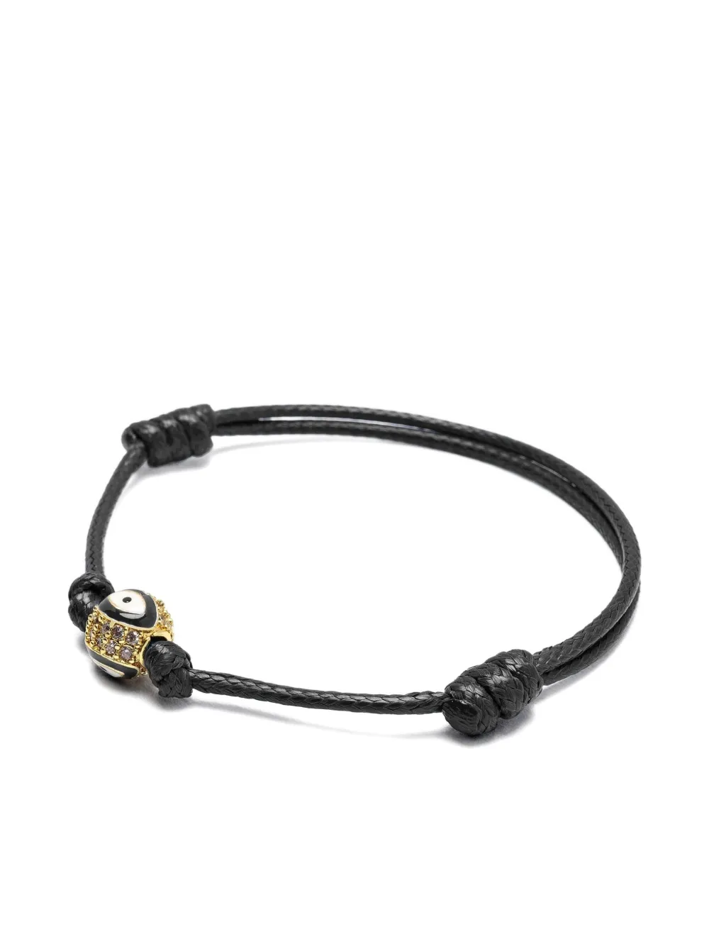 Nialaya Jewelry Evil Eye String Bracelet | Gold | FARFETCH