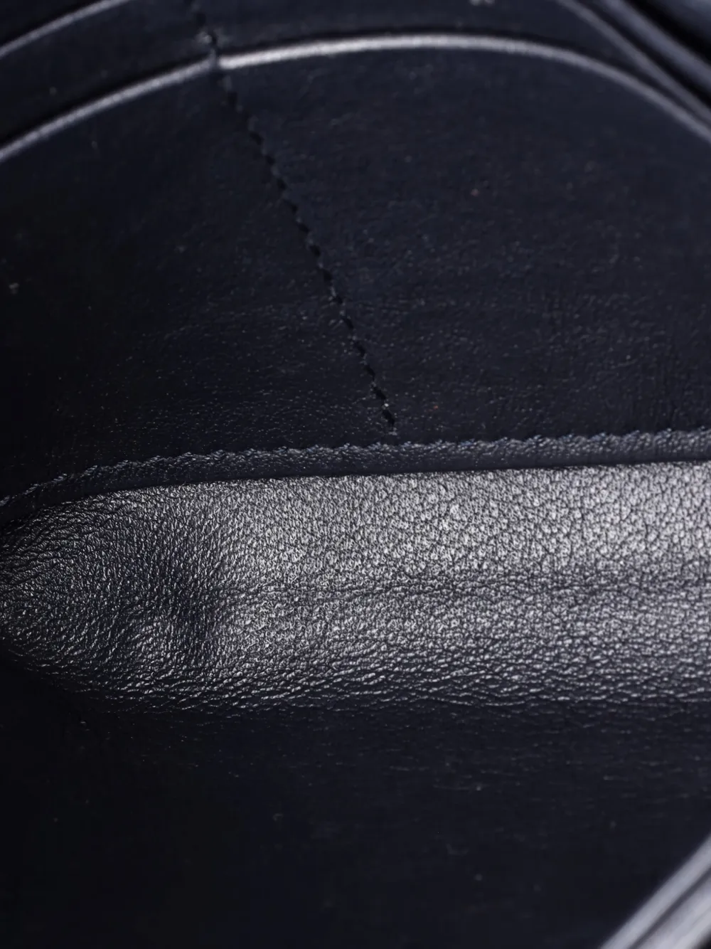 Pre-owned Dior Saddle Chain Wallet Oblique Canvas Crossbody Bag In Blue