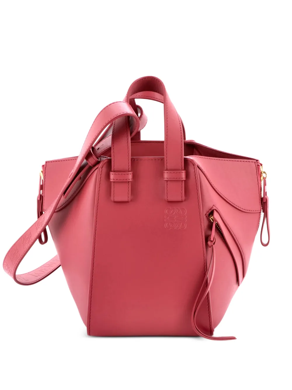 Loewe Pre-Owned Hammock Bag Leather Mini hobo bag - Rosa